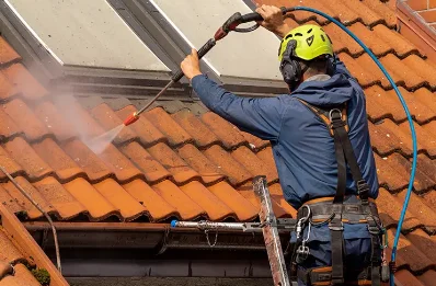 Démoussage et hydrofuge de toiture à Burie